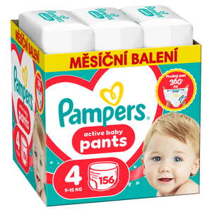 Pampers Plenkové kalhotky Monthly Box, vel. 4 (9-14 kg)
