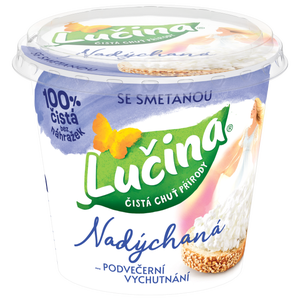 Lučina Nadýchaná se smetanou