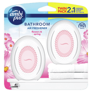 Ambi Pur Bathroom Flowers & Spring osvěžovač vzduchu do koupelny 2x7,5ml