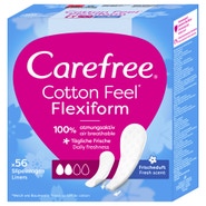 Carefree Cotton Flexiform slipové vložky svěží vůně