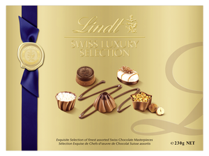 Lindt švýcarské výběrové  čokoládové pralinky