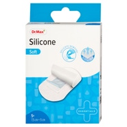Dr.Max Silicone Plaster Ultra Sensitive 7,5 x 5 cm 5 ks
