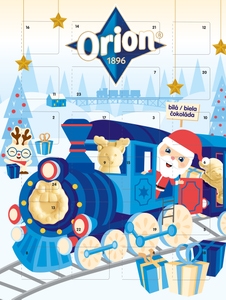 ORION Adventní kalendář bílý