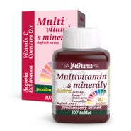 Medpharma MedPharma Multivitamín s minerály + extra C 107 tablet