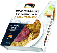 Hamé Bramboráky s kysaným zelím a uzeným 