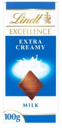 Lindt Excellence Extra jemná mléčná čokoláda