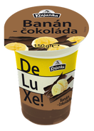 Krajanka DeLuXe&nbsp;smetanový jogurt 7,5% banán-čokoláda