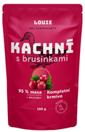 Louie Kapsička kachní s brusinkami, vitamíny a minerály pro psy