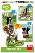 Dino Toys Puzzle Krtek na louce baby 3–5 dílků