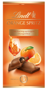 Lindt Orange Spritz jemná čokoláda s osvěžující náplní z pomerančového likéru