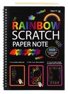 Teddies Škrabací duhový notes 10 listů