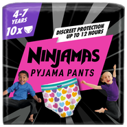 Pampers Ninjamas Pyjama Pants Heart vel. 7 (17-30 kg)
