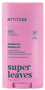 Attitude Super leaves Deodorant bez hliníku - kokos a lesní plody