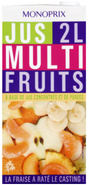 Monoprix Multifruit šťáva 