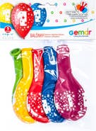 Gemar Balónek nafukovací 30cm "1" mix barev