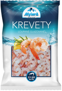 Mylord Premium Krevety loupané, glazované s ocáskem, vel. 31/40 ks/lb