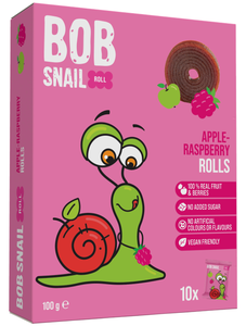 Bob Snail Ovocné rolky jablko-malina