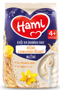 Hami Mléčná rýžová kaše na dobrou noc s Vanilkovou příchutí
