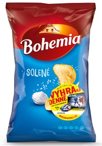 Bohemia chips solené