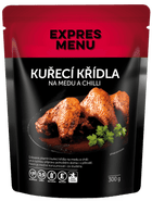 EXPRES MENU Kuřecí křídla na medu a chilli, 1 porce