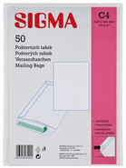 Sigma Obálka C4, bílá, samolepicí s krycí páskou