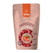 GRIZLY Jahody lyofilizované plátky