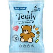 Little Angel BIO Teddy křupky mrkev a dýně 4x15g