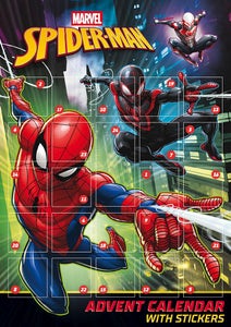 JIRI MODELS Adventní kalendář se samolepkami Spiderman