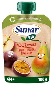 Sunar BIO Jablko hruška marakuja