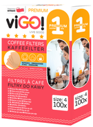 Vigo Filtry kávové BIO č. 4