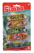 Simba Toys Prstový skateboard set, 4 ks