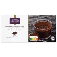 Monoprix Gourmet Mousse z hořké čokolády s kakaovým máslem, 2x 90 g
