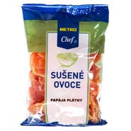 Metro Chef Papája sušená plátky, fólie
