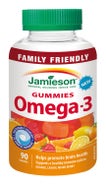 Jamieson Omega-3 Gummies želatinové pastilky 90 ks