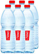 Vittel® přírodní minerální voda neperlivá. PET, 6 x 1 l