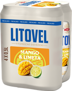 Litovel Mango a limeta 4 x 0,5l