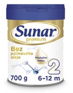 Sunar Premium 2, pokračovací kojenecké mléko od uk. 6. měsíce