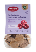 Biopekárna Zemanka BZL06 Bezlepkové pohankovo-malinové bio sušenky 