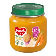Hami masozeleninový příkrm Mrkev s kuřetem a rýží