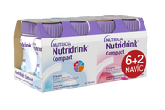 Nutridrink Compact 6+2 s příchutí neutral-jahoda 8x125 ml
