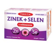 Terezia company Terezia Zinek + selen s echinaceou 30 kapslí