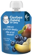 Gerber Natural kapsička jablko, borůvka a banán 