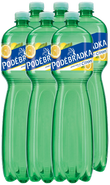 Poděbradka Jemně perlivá s příchutí citron 6 x 1,5 L