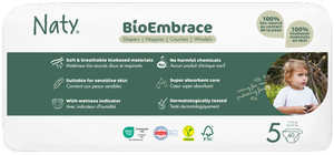 Naty Plenky BioEmbrace Junior 11-25 kg - ECONOMY PACK