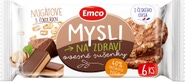 Emco Ovesné sušenky nugátové s čokoládou