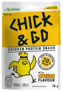 Chick&Go Sušené plátky z kuřecího masa se sýrovou příchutí