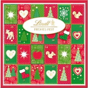 Lindt Adventní kalendář Merry Xmas