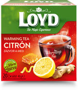 Loyd pyramida Warming Tea citrón, zázvor a med 20x2g