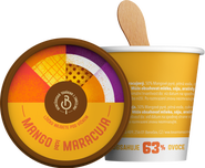 Benešovská továrna na zmrzlinu Sorbet Mango & Maracuja, kelímek