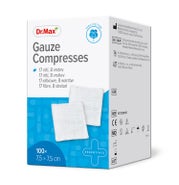 Dr.Max Gauze Compresses 7,5x7,5 cm 100 ks